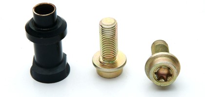 What material steel is used for bolts of grade 8.8, grade 10.9, and grade 12.9?