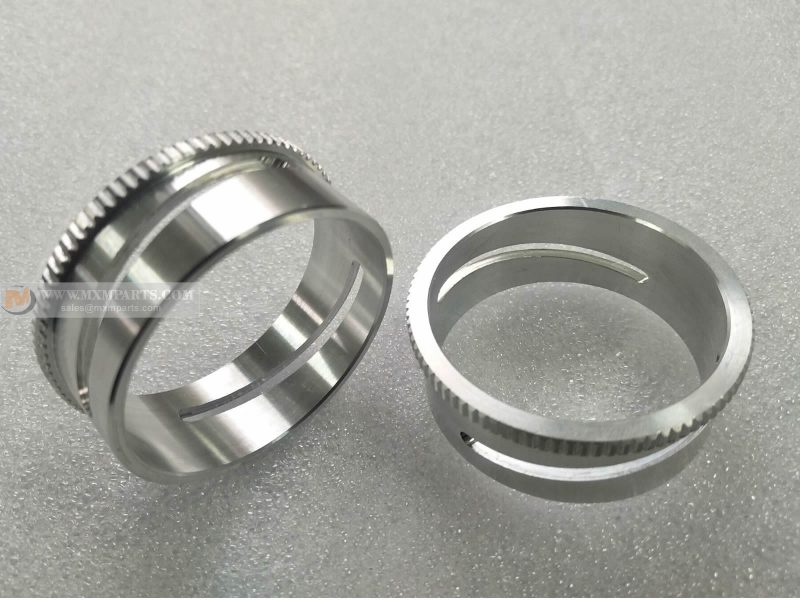 Aluminium gemasjineerde ring