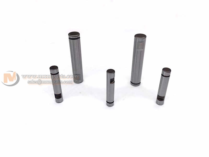 Hardened steel pivot pins